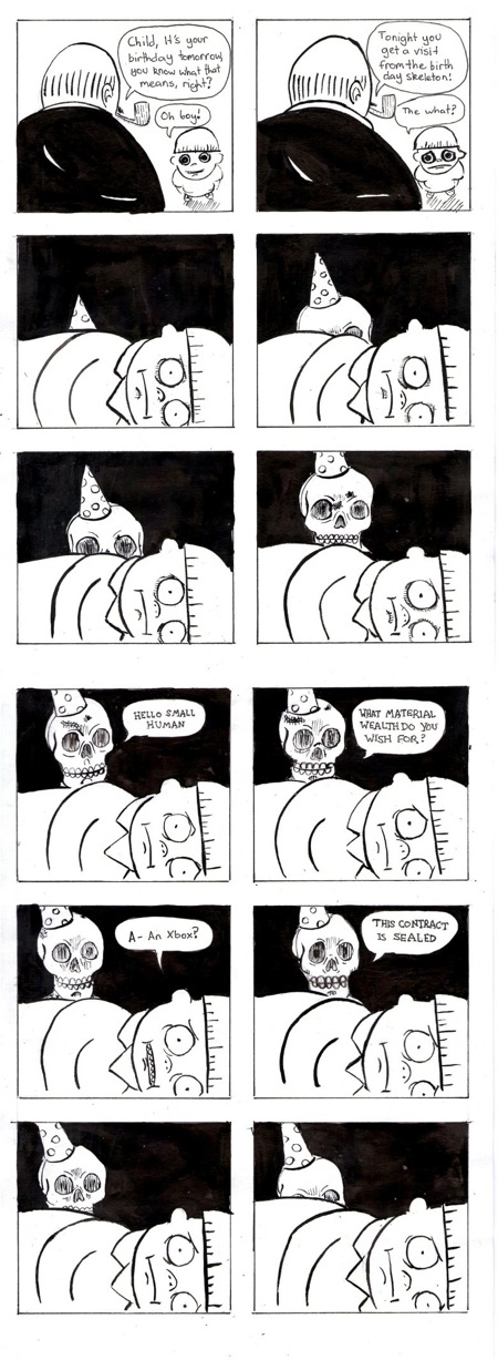 Esqueleto do aniversário