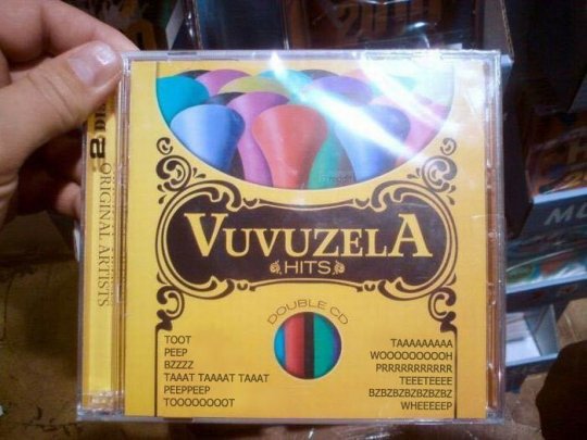 Os hits da vuvuzela